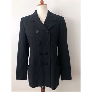 Henri Bendel 90s Double Breasted Oversized Blazer